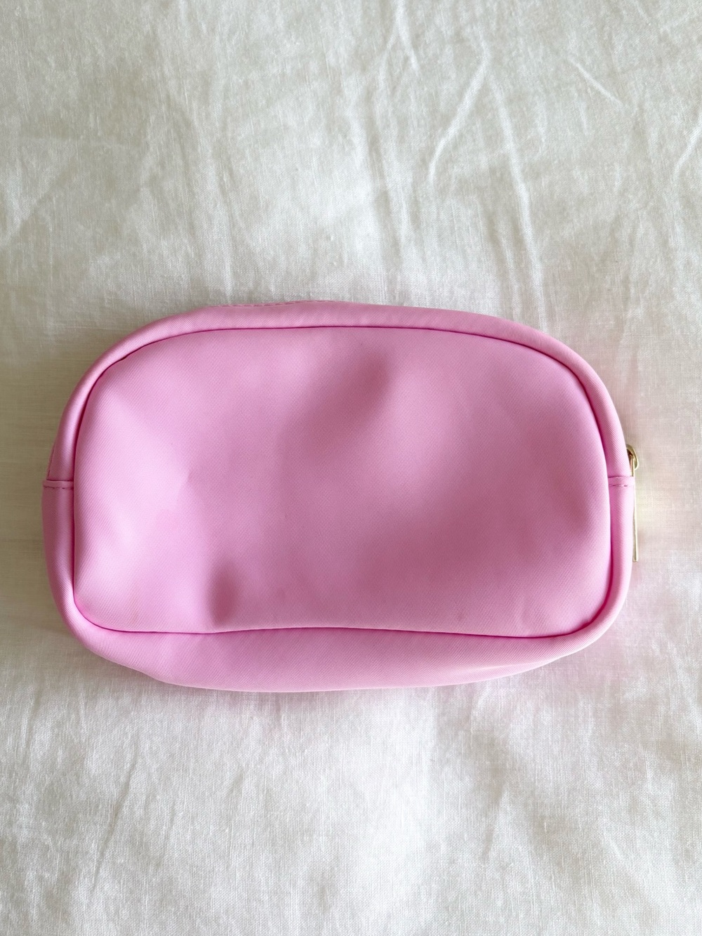 M Initial Pink Cosmetic Bag - Picture 2 of 3
